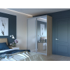 Šatní skříň Doros City Light Dub Sonoma 2 zrcadla 150×60×225 (44900073)