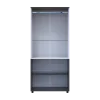 Skříň na oblečení Doros Thorn Antracit/Bílá 2 DTD tyč 90х51.6х200 (44900467)