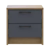 Noční stolek Doros Rondi Dub Artisan/Antracit 2Zás 40x35x40 (41516286)
