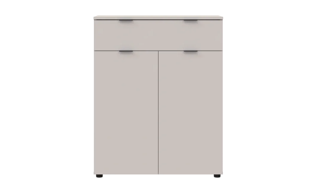 Komoda Doros Ron 2 2 dveře 1 zásuvka Kašmír 80 × 38 × 100 (41516044)