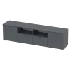 Komoda Doros Ron 4 Grafit 2 dveře 2 zásuvky 180 × 38 × 50 (44900234)