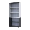 Skříň na oblečení Doros Thorn Antracit/Bílá 2 DTD police 90х51.6х200 (44900468)
