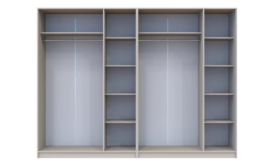 Skříň na oblečení Doros Promo Kašmír 3+3 dveře 270×48×204 (80737674)