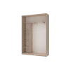 Šatní skříň Doros City Light Dub Sonoma 2 DTD 150×45×225 (42002013)