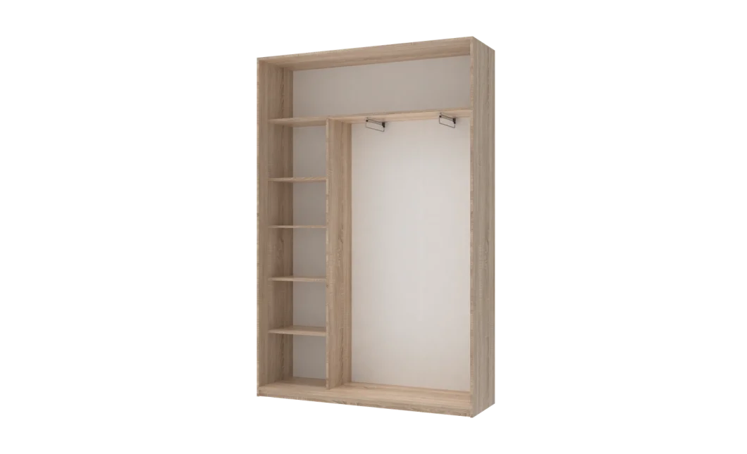 Šatní skříň Doros City Light Dub Sonoma 2 DTD 150×45×225 (42002013)