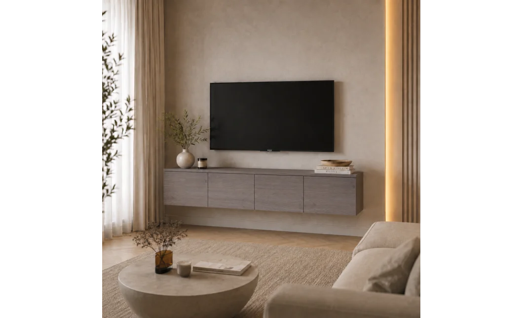 TV stolek Doros Lévia Cannolo 4 dveře 160×35×33 (41516197)