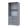 Skříň na oblečení Doros Thorn Šedá 2 DTD/3Š tyč 90х51.6х200 (44900441)