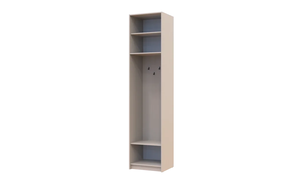 Regál s věšákem Doros Doros Rondi s vysokým nástavcem Kašmír 60х52х260 (42005390)