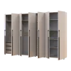 Kleiderschrank mit Regalen und Schubladen Doros Kasper Kaschmir 2+3+2 LTD 315 × 50 × 204 cm (42005738)