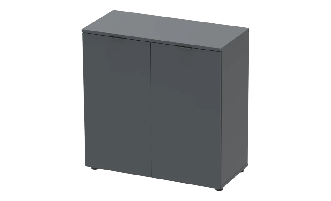 Komoda Doros Ron 3 2 dveře Grafit 80 × 38 × 81 (41516002)