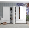 Set Doros Gelar s regálem Bílý 2+4 dveře 270,7×49,5×203,4 (42005033)