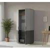 Skříň na oblečení Doros Thorn Antracit/Šedá 2 DTD tyč 90х51.6х200 (44900471)