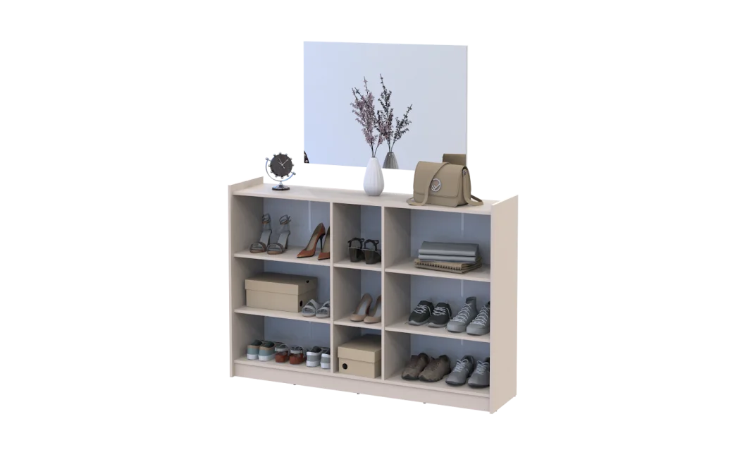 Botník se zrcadlem Doros Kassel Kašmír 5 DTD 159×40×110 (42005508)