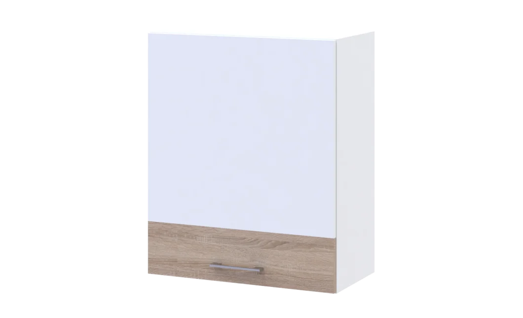 Kuchyně Doros Lea V72_Š60 horní levá Bílá/Dub Sonoma DTD 60×31,6×72 (81359337.1)