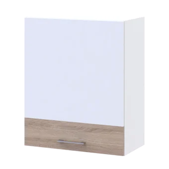 Kuchyně Doros Lea V72_Š60 horní levá Bílá/Dub Sonoma DTD 60×31,6×72 (81359337.1)