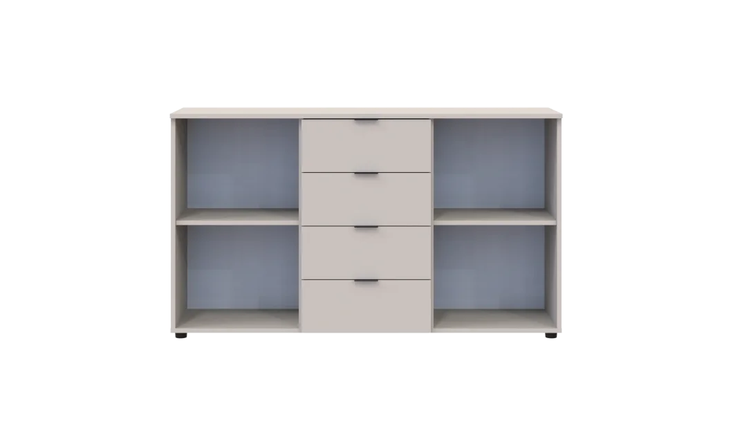 Komoda Doros Ron 5 Kašmír 2 dveře 4 zásuvky 140 × 38 × 81 (41516047)
