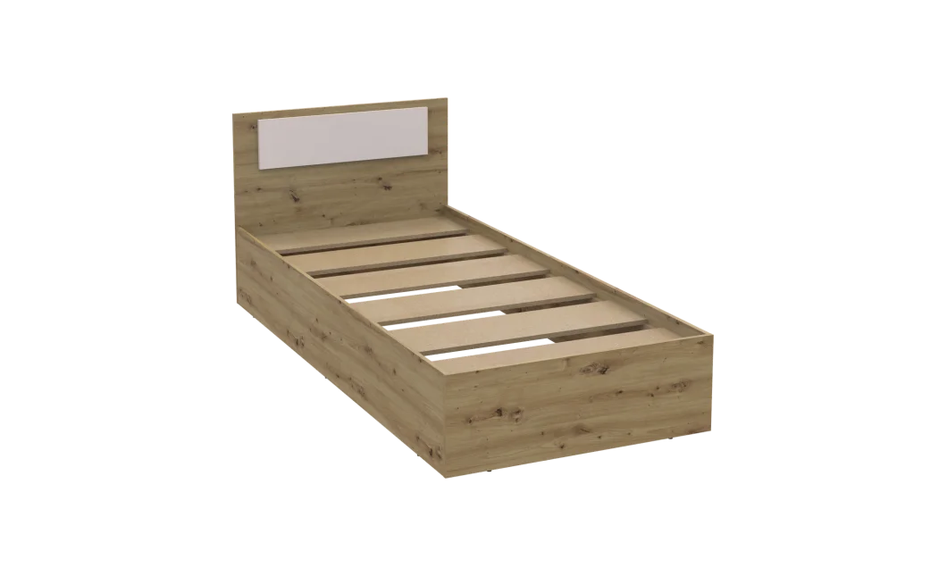 Postel Doros Rondi Jednolůžková Dub Artisan/Kašmír 90x200 (44900529)