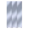 Set Doros Gelar Bílý 3 zrcadla 117 × 49,5 × 203,4 (42002166)