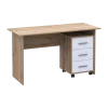 Kancelářský stůl Doros T3 Dub Evok/Bílý Dřevo 120 × 68 × 78 (41901064)