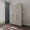Skříň na oblečení Doros Thorn Kašmír 3 DTD/3Š tyč 135х51.6х200 (44900497)