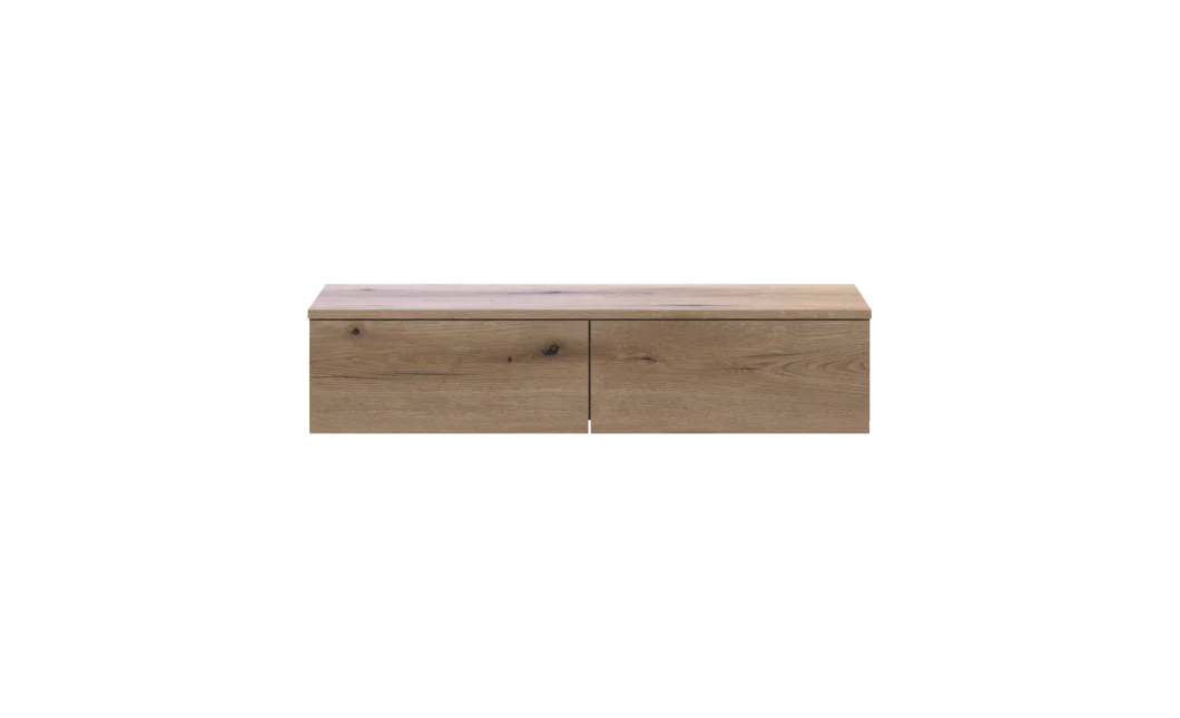 Toaletní stolek Doros Levia Dub Evok 2 zásuvky 100x32x22 (41516095)