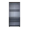Skříň na oblečení Doros Thorn Antracit/Šedá 2 DTD tyč 90х51.6х200 (44900471)