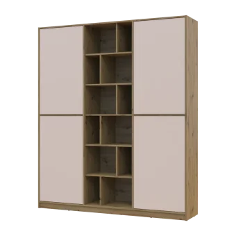 Skříň na oblečení Doros Morgan Dub Artisan/Kašmír DTD 180×40×210 (44900408)