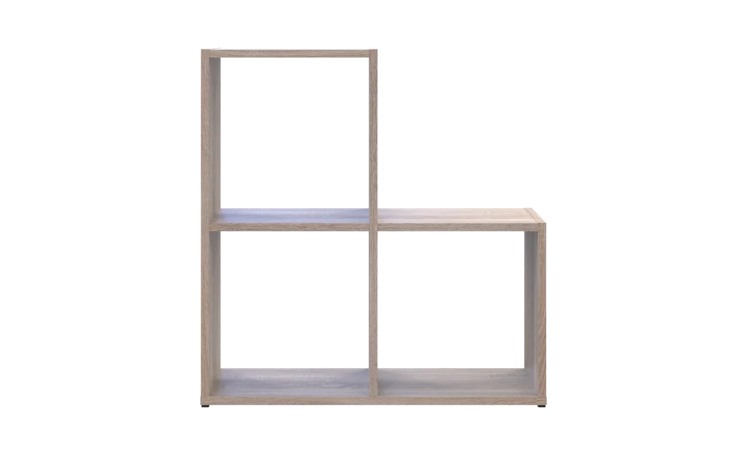 Regál Doros Step 2×2 Dub Sonoma otevřený 69×28,8×71,4 (41516155)