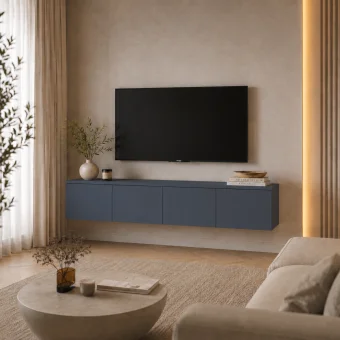TV stolek Doros Levia Grafit 4 dveře 160x35x33 (41516088)