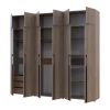 Kleiderschrank mit Schubladen, Regalen und Aufsatzschrank Doros Kasper Cremona Cannolo 2+2+2 LTD 270 × 50 × 245 cm (42005733)
