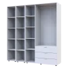 Set Doros Gelar se 2 regálů Bílý 3 dveře 192,6×49,5×203,4 (42005035)