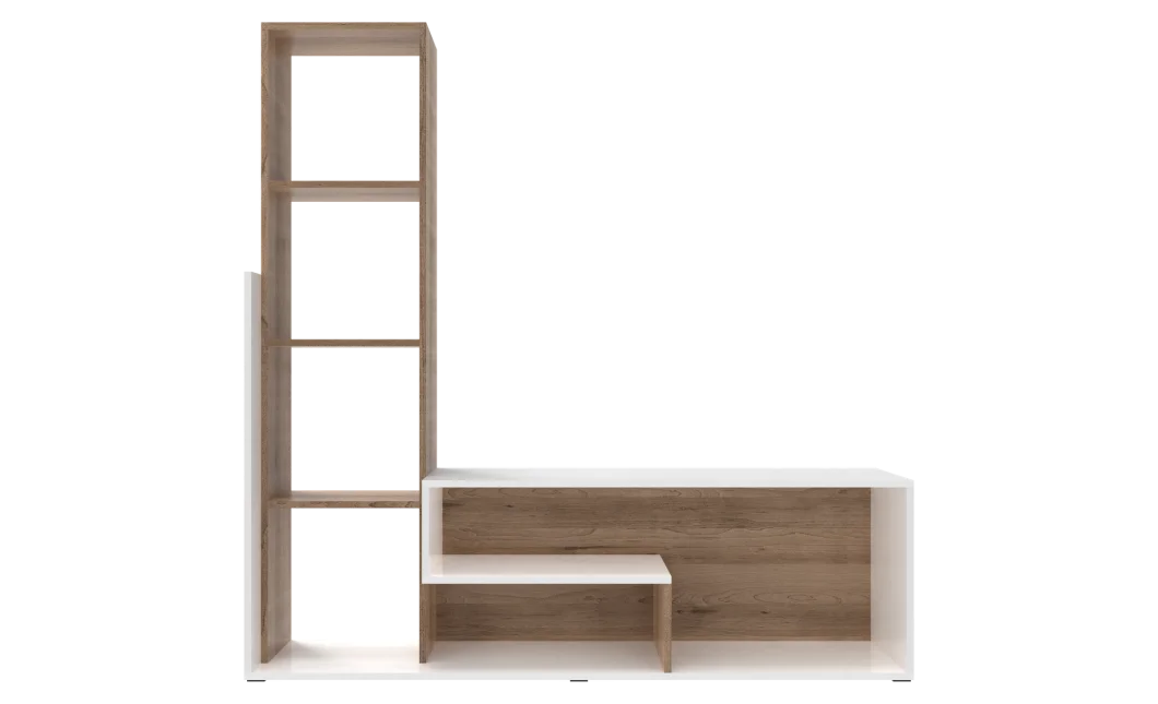 Obývací stěna Doros Etana Dub Artisan / Bílý 150 × 30 × 150 (41510097)