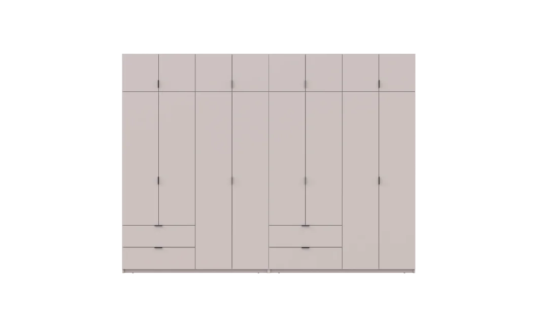 Sada Lukas Kašmír/Kašmír 4+4 dveře 320x50x240 (42005128)