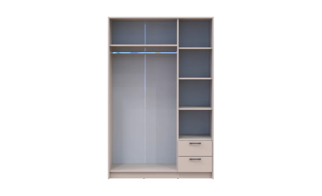 Šatní skříň Doros Rondi Kašmír 3 dvere 121x52x195 (80738472)