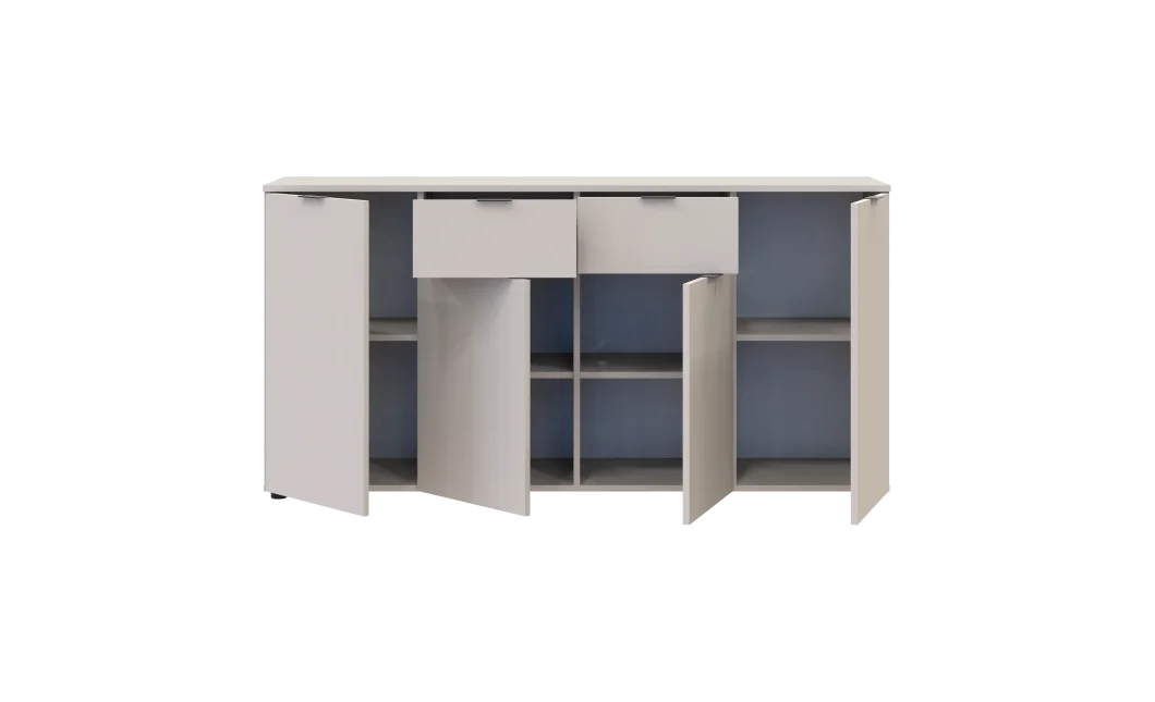 Komoda Doros Ron 7 Kašmír 4 dveře 2 zásuvky 160 × 38 × 81 (41516049)