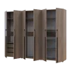 Kleiderschrank mit Regalen und Schubladen Doros Kasper Cremona Cannolo 2+2+2 LTD 270 × 50 × 204 cm (42005731)