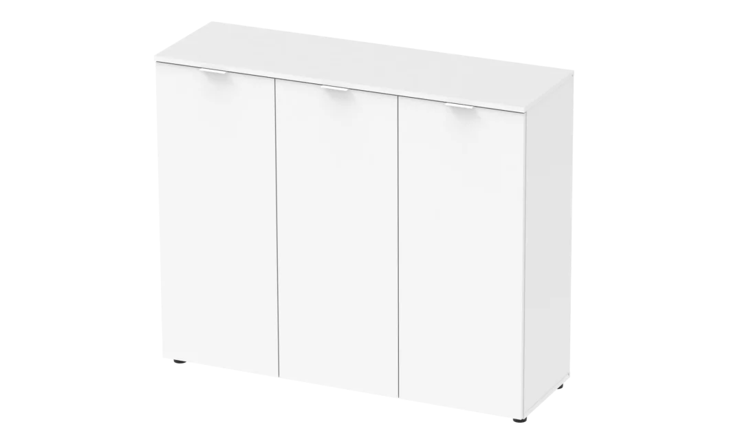 Komoda Doros Ron 6 3 dveře Bílý 120 × 38 × 100 (41515999)