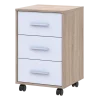 Komoda Doros T3 Dub Sonoma/Bílý 43×42×66,4 (41902060)