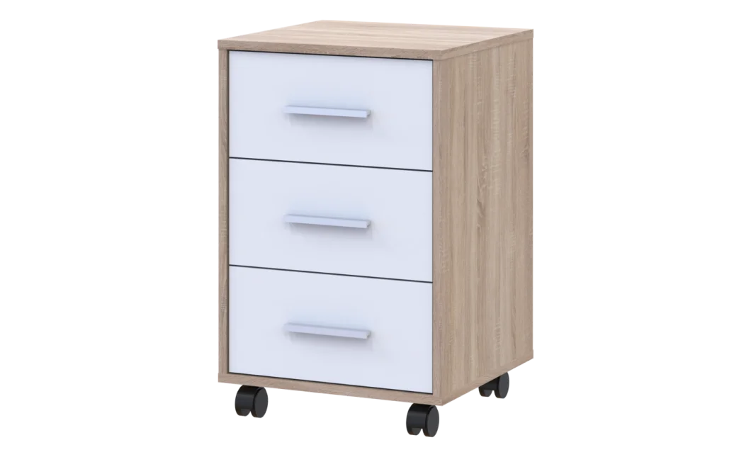 Komoda Doros T3 Dub Sonoma/Bílý 43×42×66,4 (41902060)