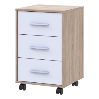 Komoda Doros T3 Dub Sonoma/Bílý 43×42×66,4 (41902060)