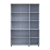 Skříň na oblečení Doros Thorn Borovice Natti/Bílá 3 DTD police 135x51.6x200 (44900508)