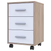 Komoda Doros T3 Dub Sonoma/Bílý 43×42×66,4 (41902060)