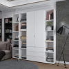Set Doros Gelar se 2 regálů Bílý 3 dveře 192,6×49,5×203,4 (42005035)