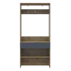 Předsíň Doros Split Dub Artisan/Grafit DTD 94 × 39 × 200 (44900271)