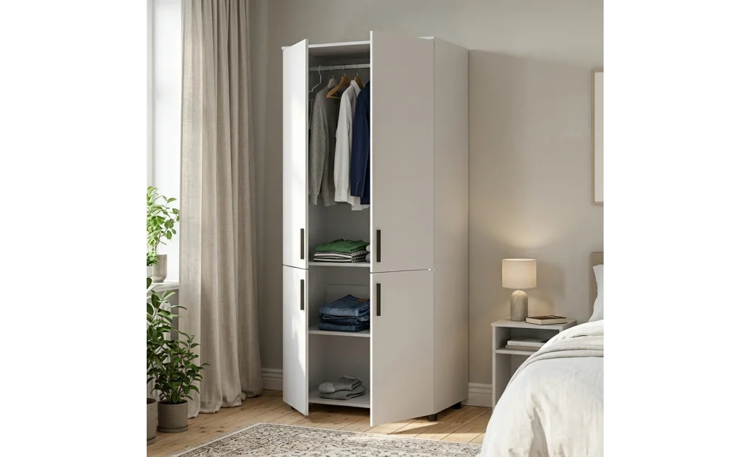 Skříň na oblečení Doros Thorn Bílá 2 DTD tyč 90х51.6х200 (44900435)