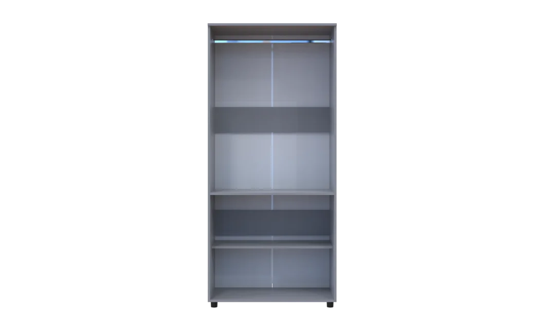 Skříň na oblečení Doros Thorn Šedá 2 DTD tyč 90х51.6х200 (44900439)