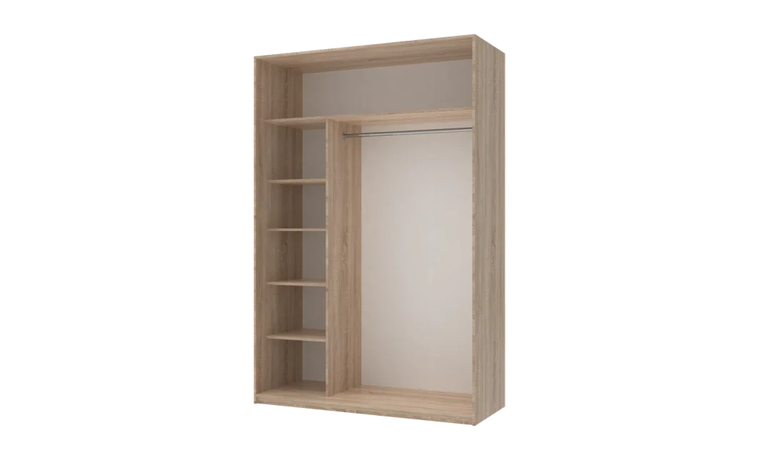 Šatní skříň Doros City Light Dub Sonoma 2 DTD 150×60×225 (42002012)