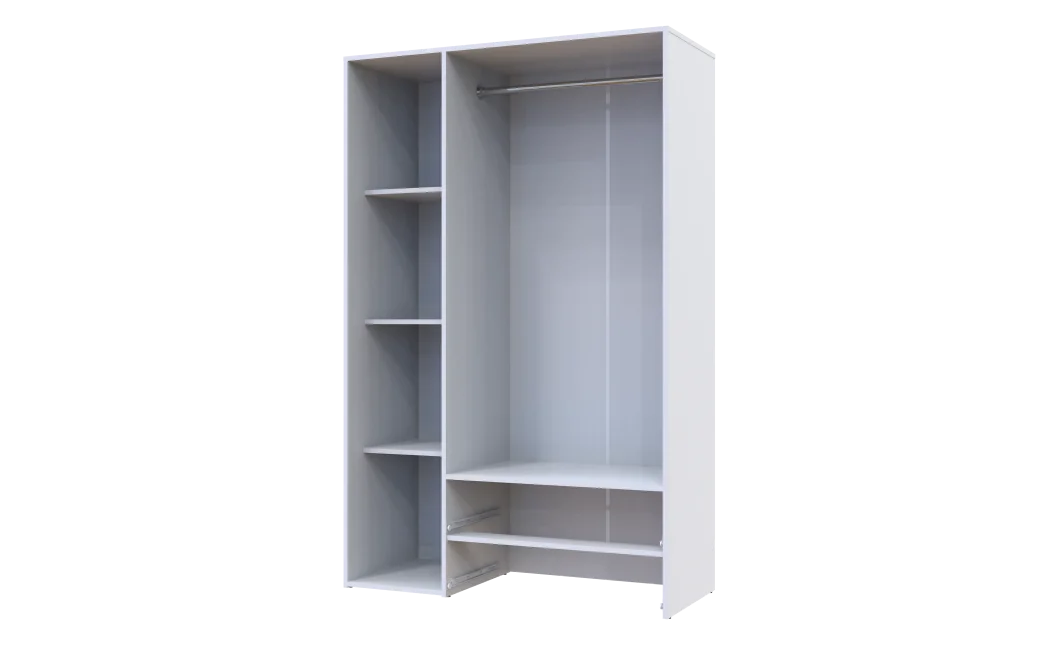 Skříň na oblečení Doros Ektor Bílý 3 dveře 116×49,5×180 (80737076)