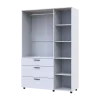 Skříň na oblečení Doros Thorn Bílá 3 DTD/3Š tyč 135х51.6х200 (44900485)