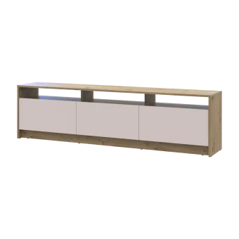 TV stolek Doros U3 Dub Artisan / Kašmír 180×33×43 (41516203)